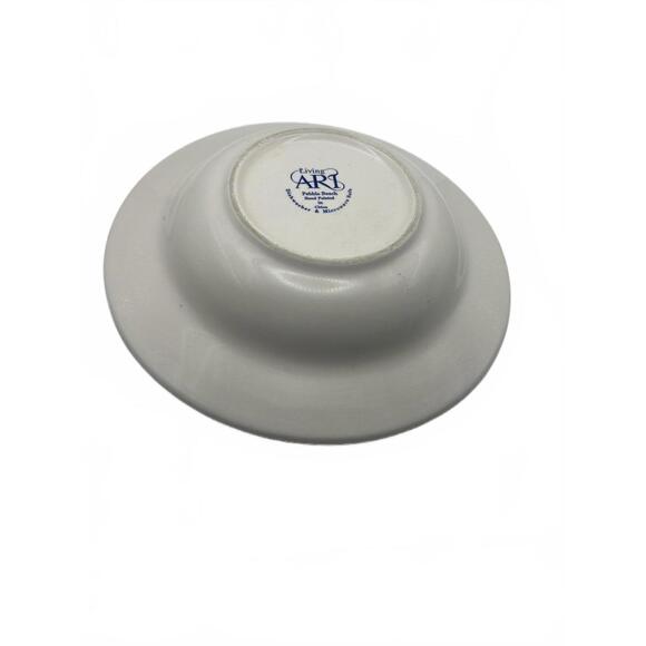 Living Art Pebble Beach Hand Painted Plate - Picture 4 of 5